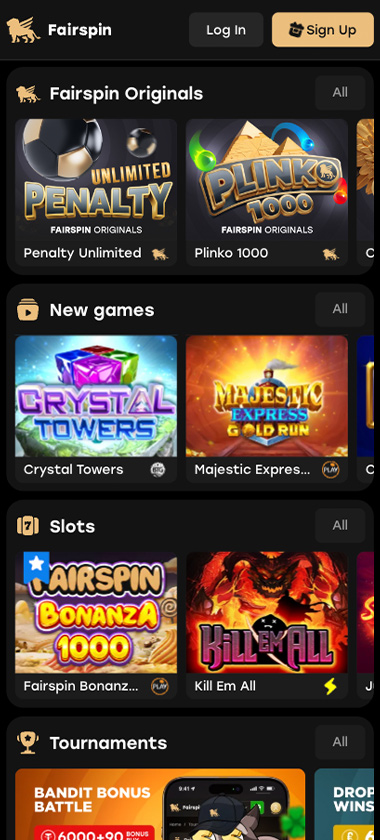 fairspin-casino-homepage-mobile-review