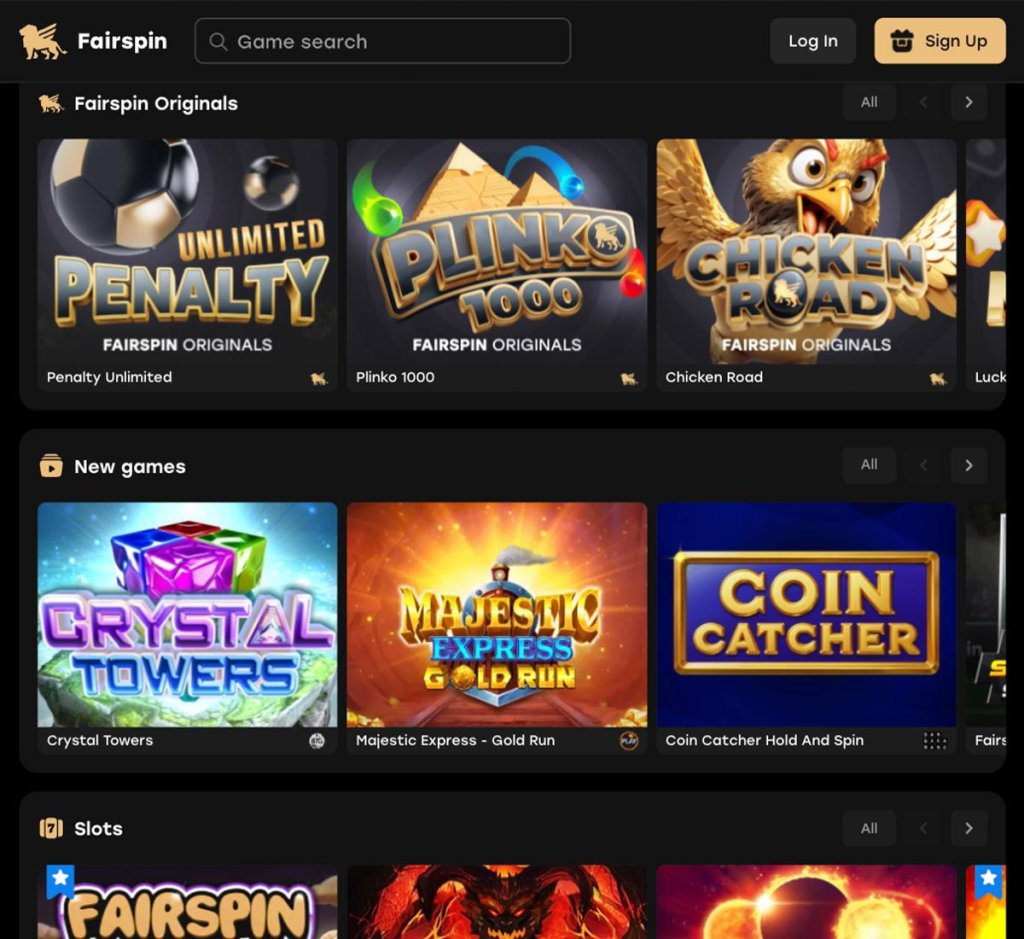 fairspin-casino-homepage-review