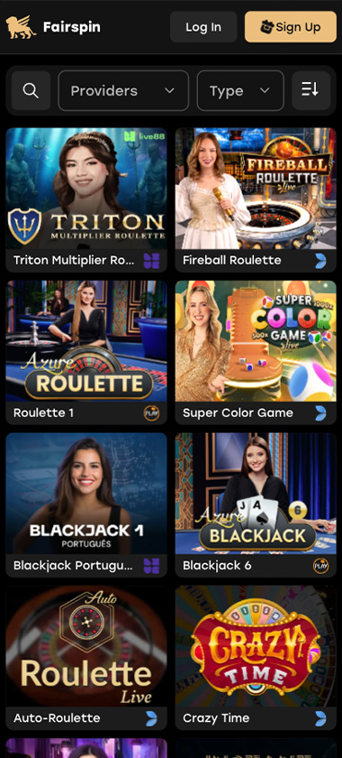 fairspin-casino-live-casino-games-mobile-review