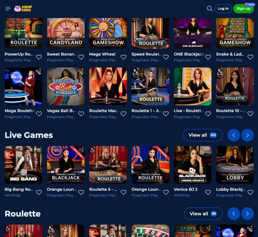 god-of-coins-casino-live-casino-games-collection-review
