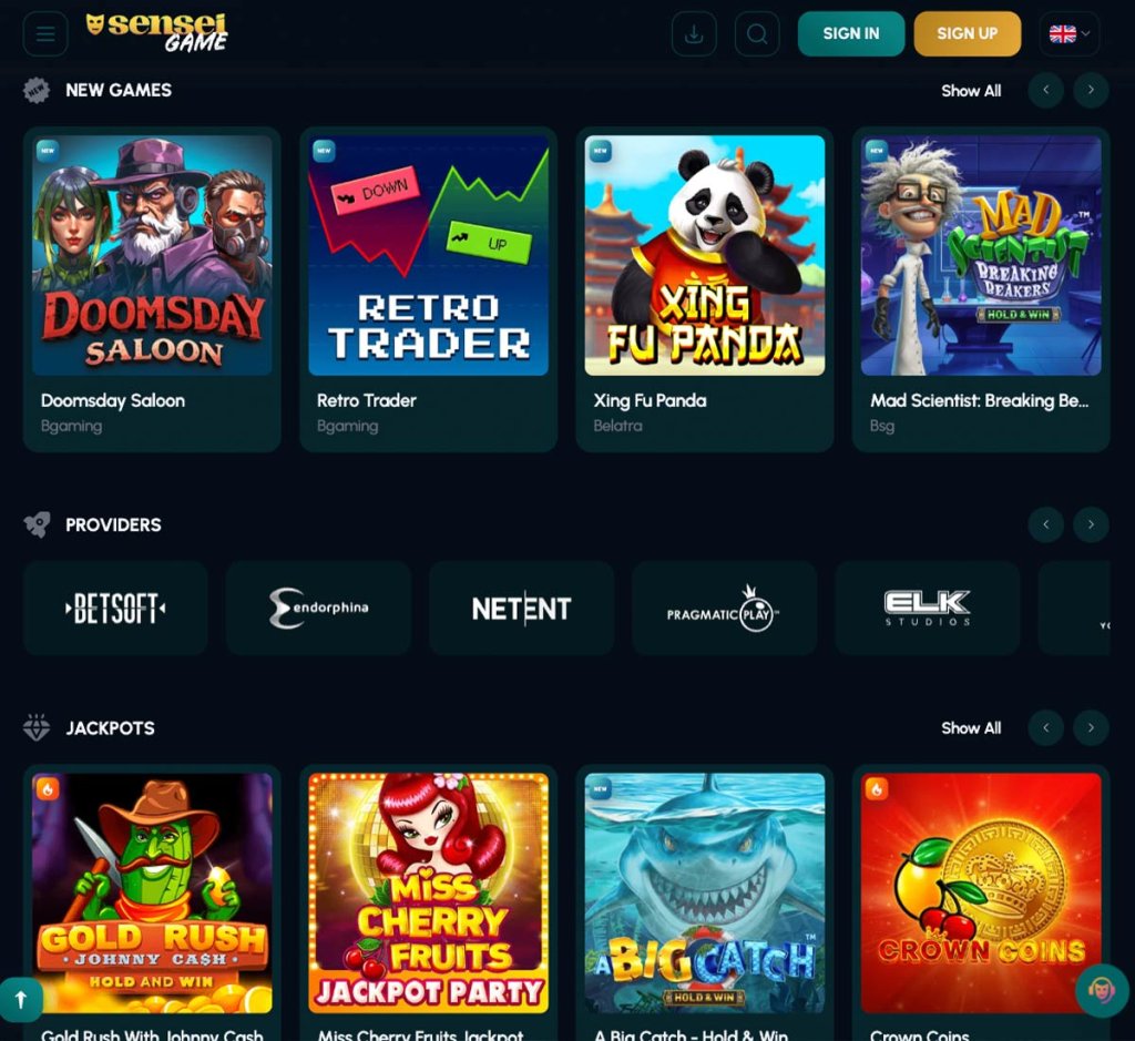 sensei-game-casino-homepage-review