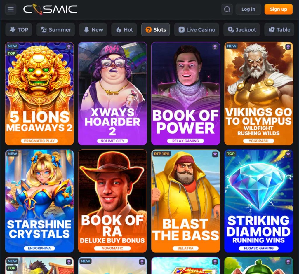 CosmicSlot-casino-slots-variety-review