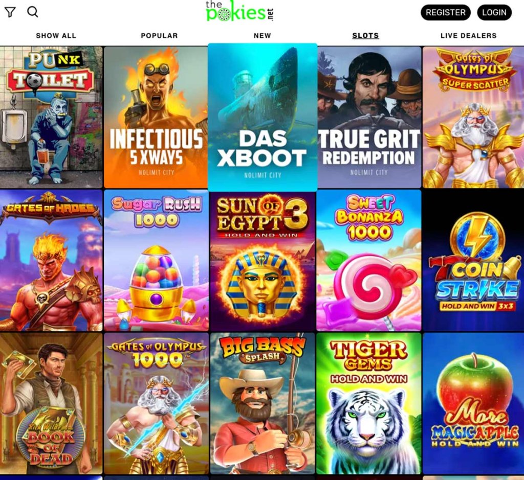 The-Pokies-casinoslots-variety-review