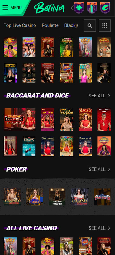 Betinia-casino-live-casino-games-mobile-review