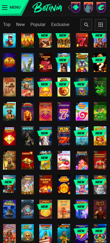 Betinia-casino-slots-mobile-review