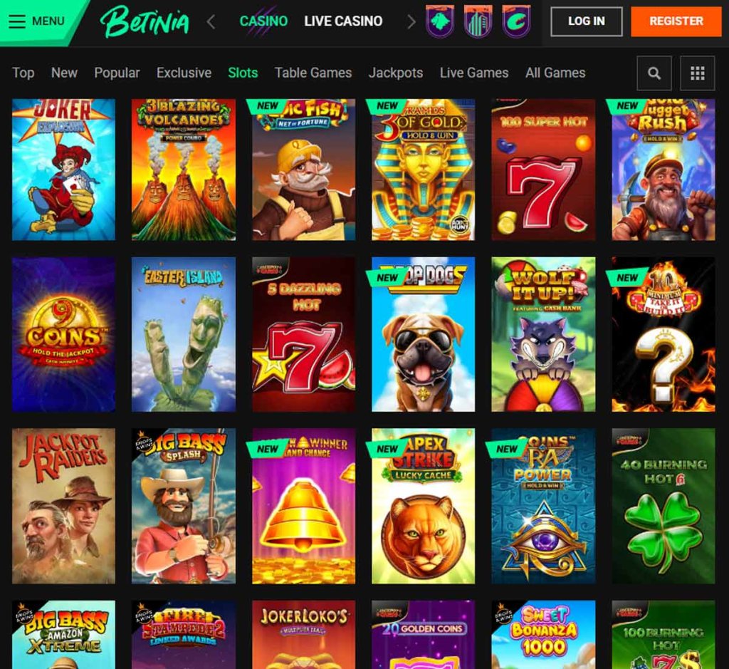 Betinia-casino-slots-variety-review