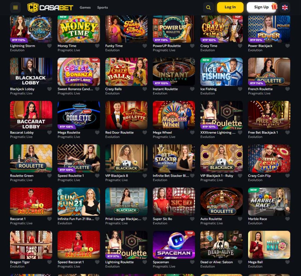 Casabet-casino-live-casino-games-collection-review