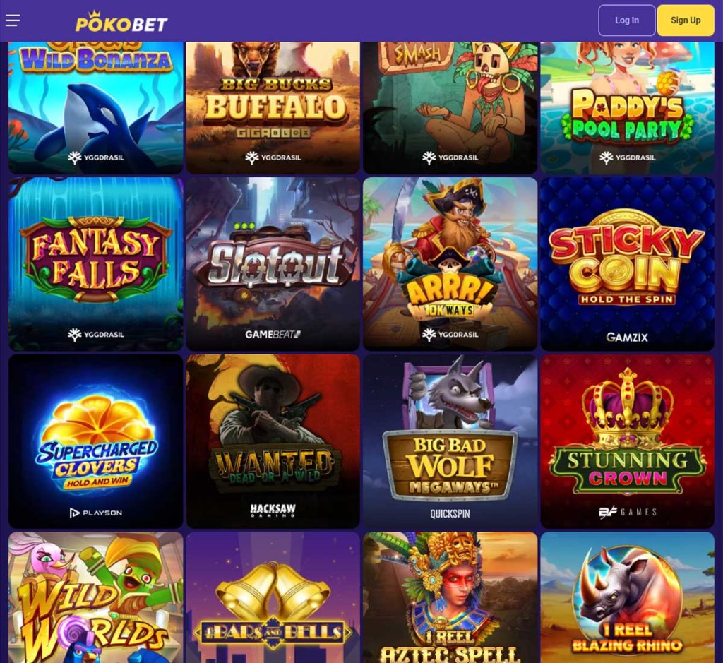 PokoBet-casino-slots-variety-review