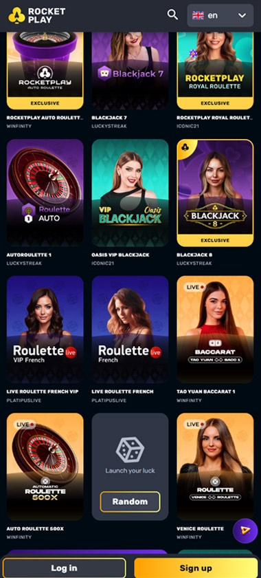 RocketPlay-casino-live-casino-games-mobile-review