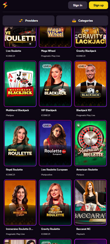 Zoome Casino mobile live dealer screenshot displaying Evolution Gaming tables with HD streaming quality - tested Zoome Casino mobile live dealer screenshot displaying Evolution Gaming tables with HD streaming quality - tested