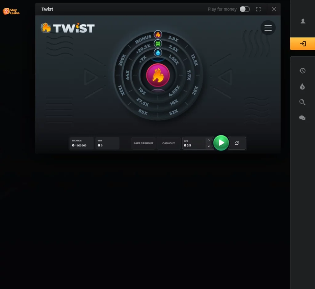 Stay Casino desktop gameplay screenshot showing live slot session and interface elements – tested
