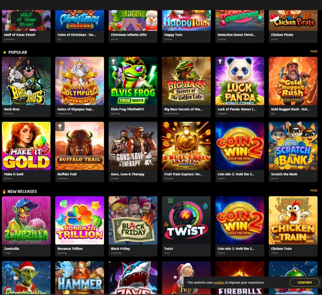 Stay Casino desktop interface screenshot displaying game selection including slots and live casino – tested Stay Casino desktop interface screenshot displaying game selection including slots and live casino – tested
