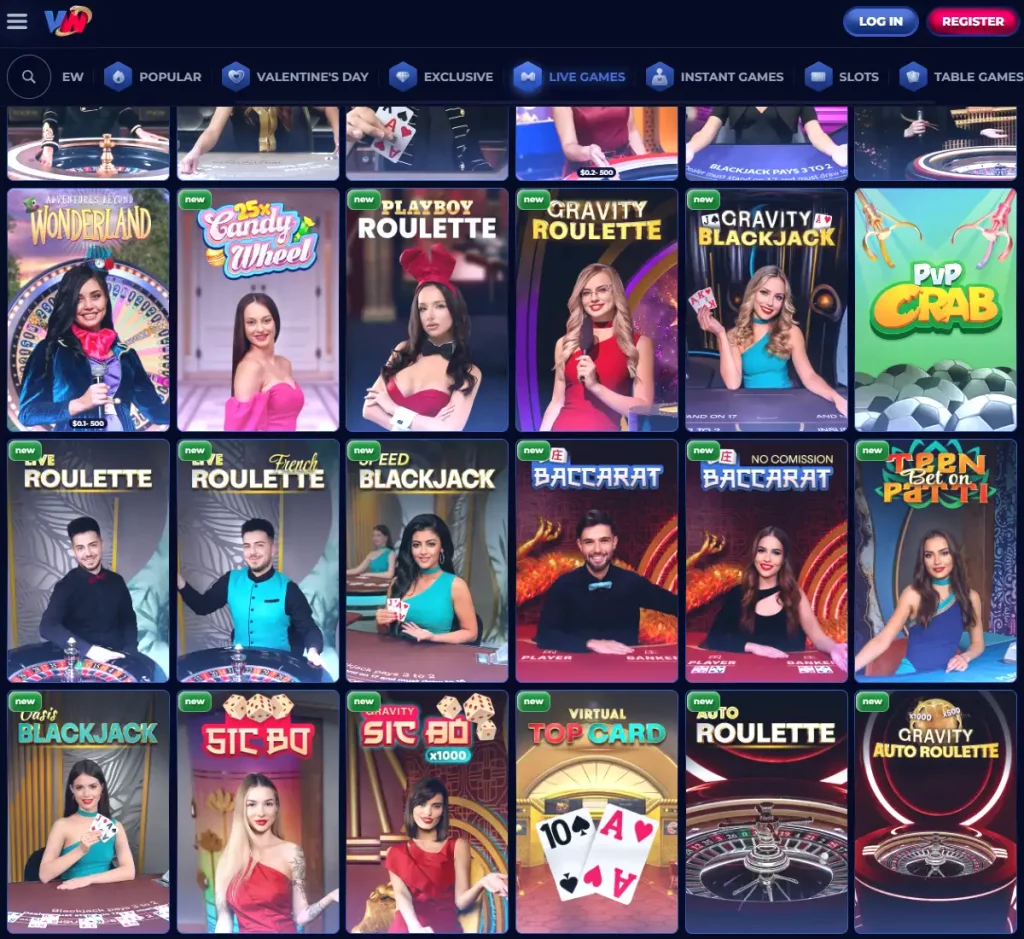 Viperwin Casino desktop live casino screenshot displaying real-dealer tables including roulette, blackjack and baccarat with lobby navigation - tested Viperwin Casino desktop live casino screenshot displaying real-dealer tables including roulette, blackjack and baccarat with lobby navigation - tested