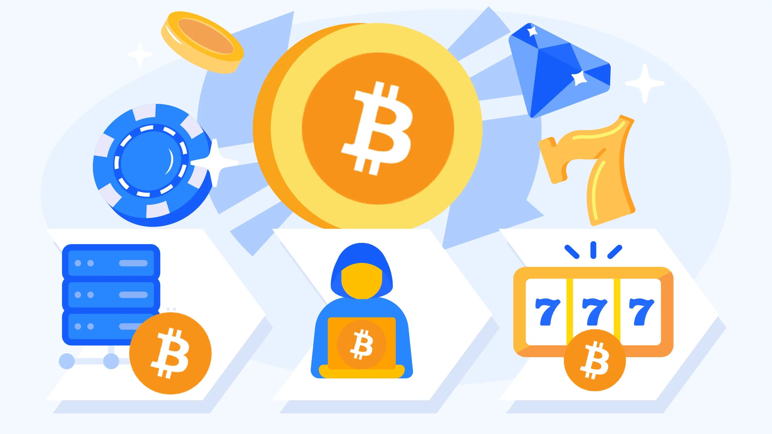 Visual explanation of provably fair gaming technology showing server seed, client seed, and hash verification process used in Bitcoin casinos for transparent game outcomes