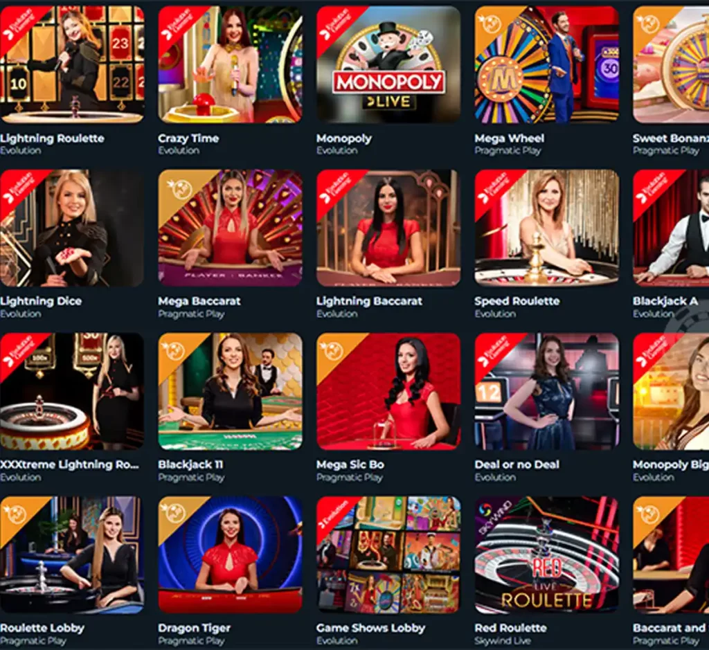CasinOK Casino desktop live casino games collection screenshot displaying available live tables and categories - tested CasinOK Casino desktop live casino games collection screenshot displaying available live tables and categories - tested