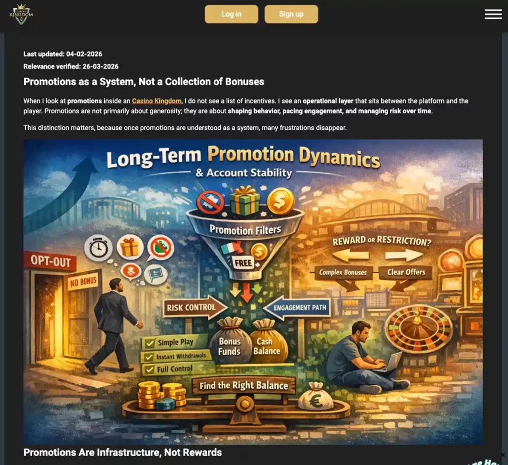 Casino Kingdom desktop promotions screenshot showing promotional banners, bonus offers and promo details in the casino lobby - tested Casino Kingdom desktop promotions screenshot showing promotional banners, bonus offers and promo details in the casino lobby - tested