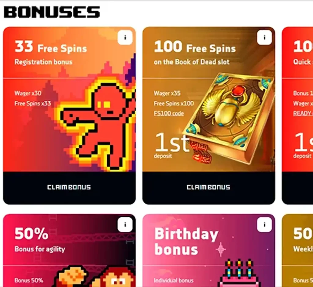 Dendy Casino desktop bonuses screenshot showing promotional banners, bonus offers and claim instructions with categories and filter options - tested