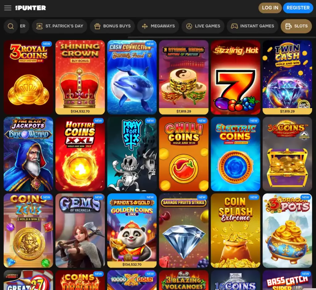 MrPunter Casino desktop slots variety screenshot displaying featured slots, game categories and filtering options - tested MrPunter Casino desktop slots variety screenshot displaying featured slots, game categories and filtering options - tested