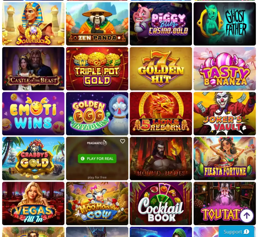 Omni Slots Casino desktop slots variety screenshot showing multiple slot categories, featured games and provider filters - tested Omni Slots Casino desktop slots variety screenshot showing multiple slot categories, featured games and provider filters - tested
