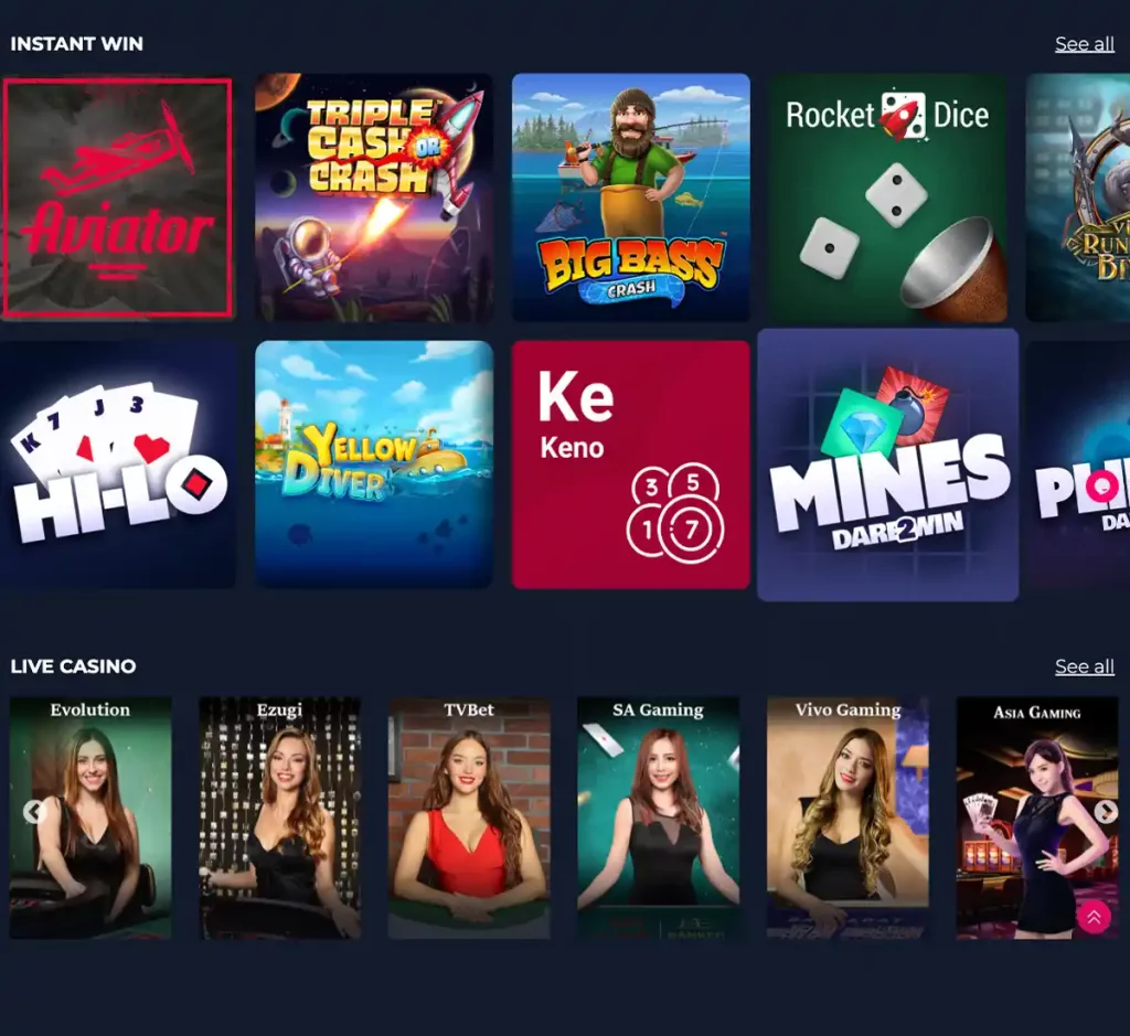 Slots.inc Casino desktop home page screenshot showing main navigation, featured games and promotional banners - tested Slots.inc Casino desktop home page screenshot showing main navigation, featured games and promotional banners - tested