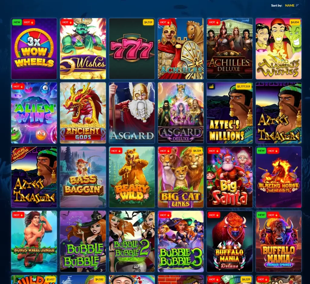 Yabby Casino desktop slots variety screenshot showing multiple slot categories, featured games and provider filters - tested Yabby Casino desktop slots variety screenshot showing multiple slot categories, featured games and provider filters - tested