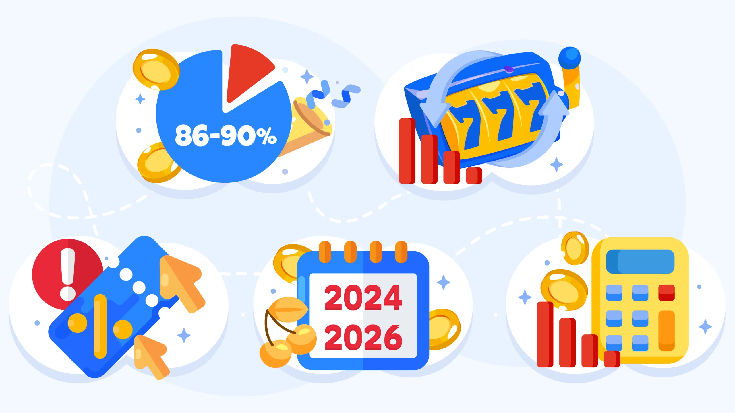 No deposit bonus hidden reality infographic revealing 85-90% forfeiture rate with only 10-15% of players reaching withdrawal, bait-and-switch from advertised slots to low 92-94% RTP titles, $20 bonus producing only $7.50 expected value after 2-3 hours, industry values shrinking from 2024 to 2026, and 30-50% of third-party bonus codes being expired or region-locked