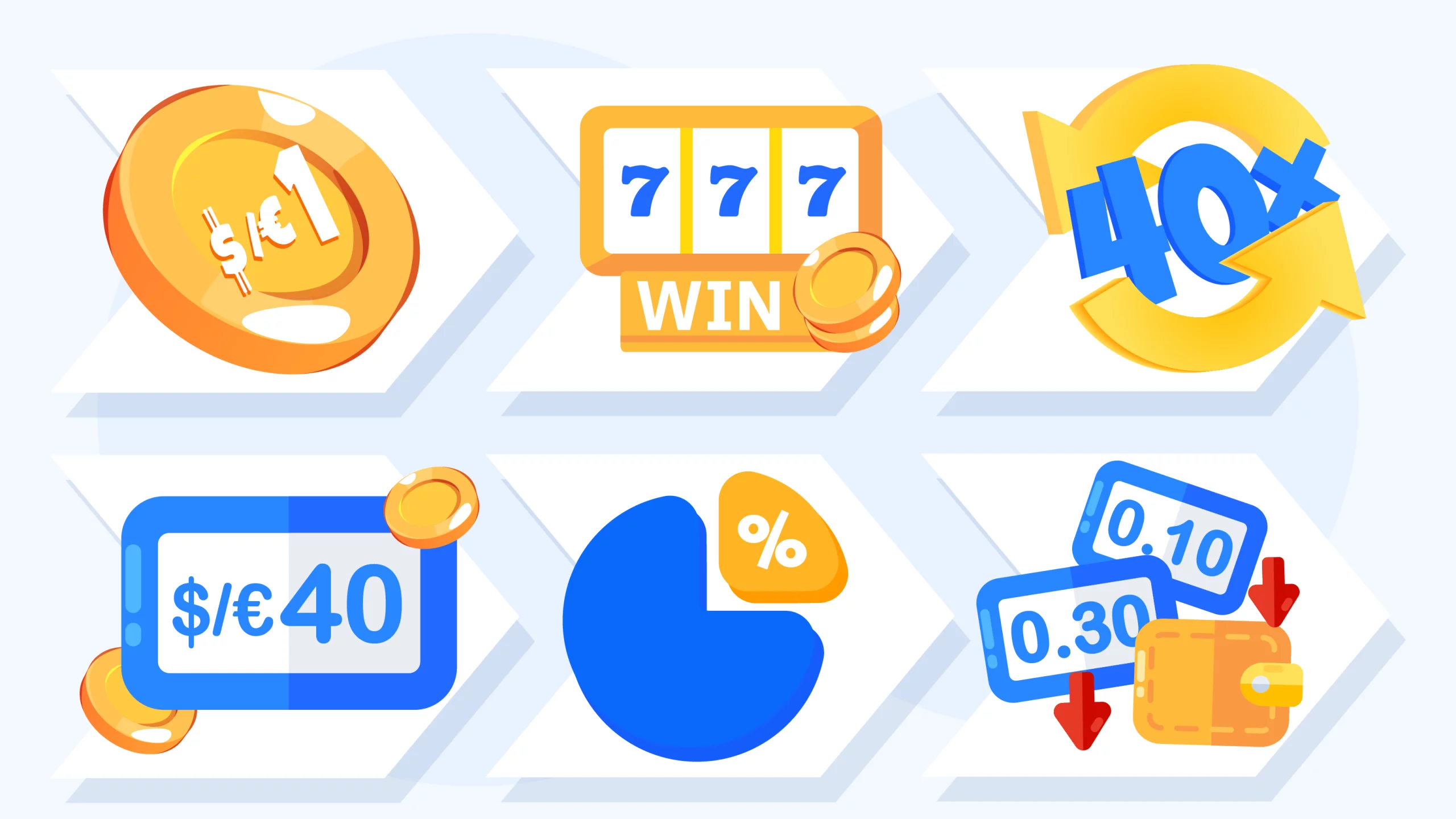 Flow chart showing realistic win potential from 10 free spins at $/€0.10 value: initial $/€1 value, average winnings $/€0.50-€1.50, minus 40x wagering and house edge, equals final realistic withdrawal $/€0.10-€0.30 with 10-15 minute completion time
