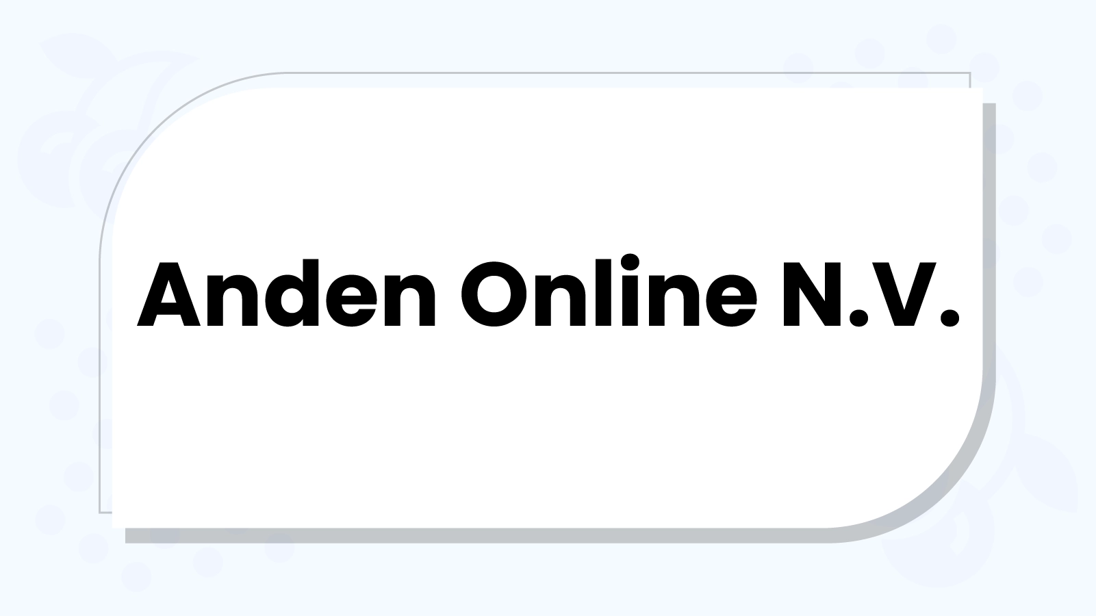 Anden Online N.V. Casinos