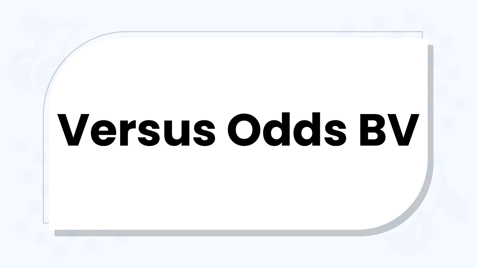 Versus Odds BV Casinos