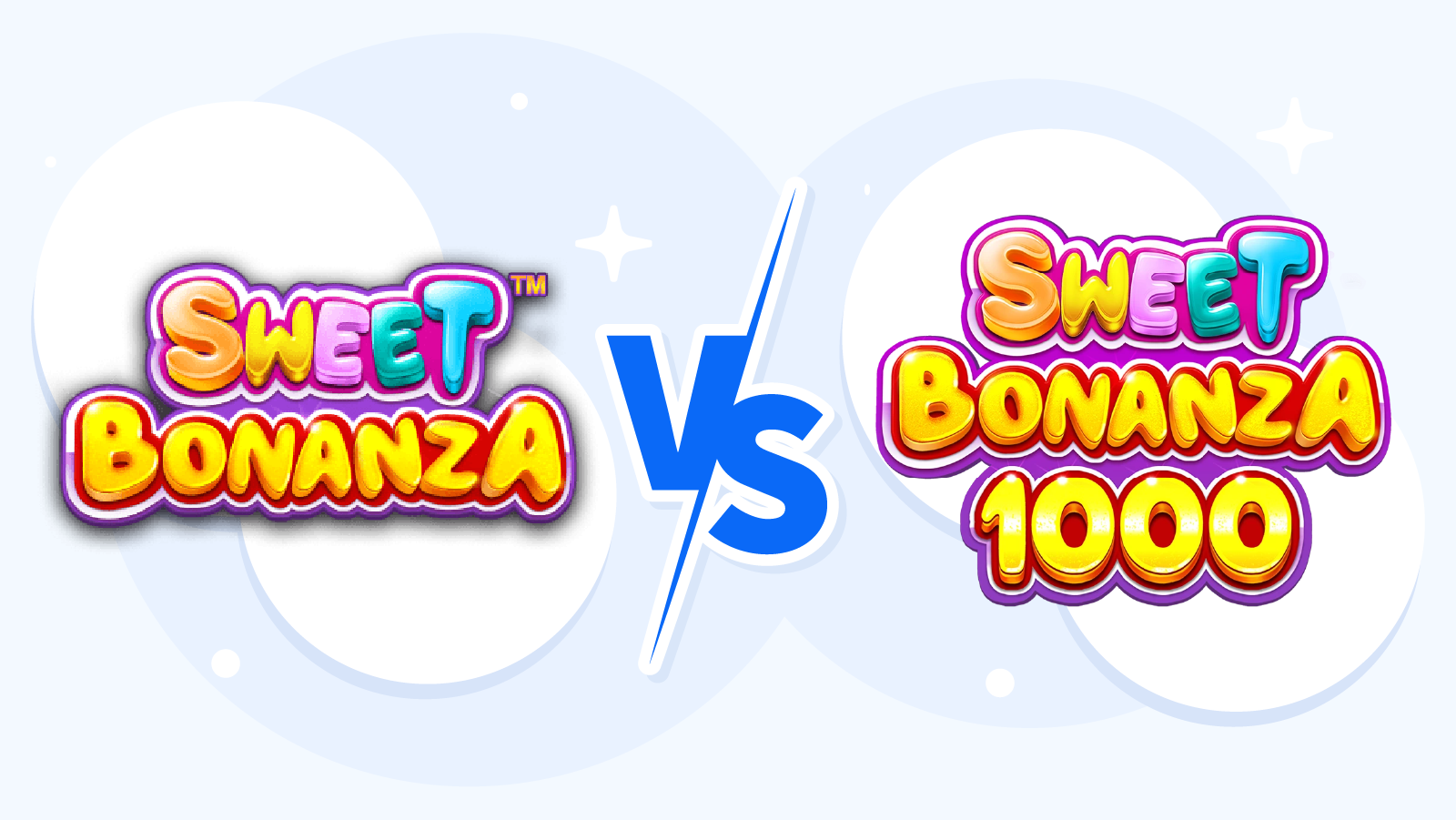 Trading card comparison Sweet Bonanza 96.48% RTP 21175x max win vs Sweet Bonanza 1000 95.95% RTP 25000x max win: original has better long-term odds, 1000 version has highest multiplier bombs but 0.53% lower RTP — CasinoAlpha slot analysis 2026