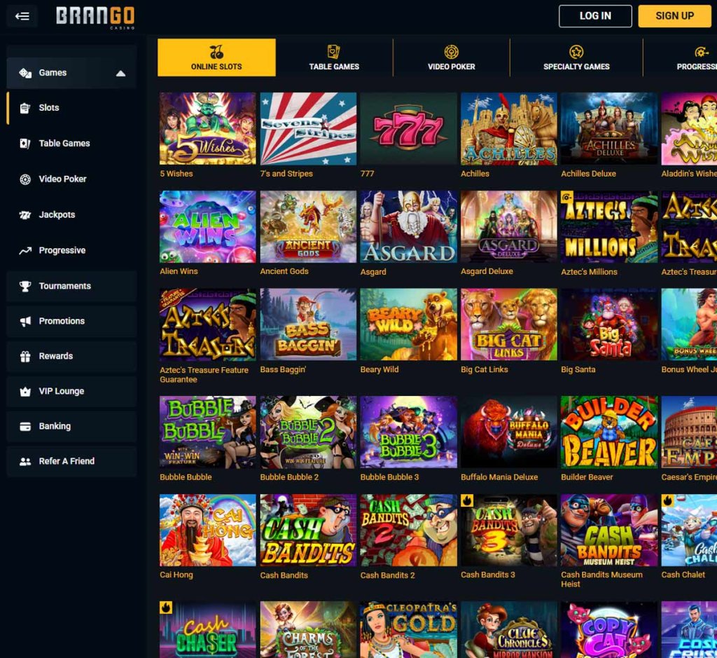 Brango-casino-variedad-de-tragamonedas-reseña