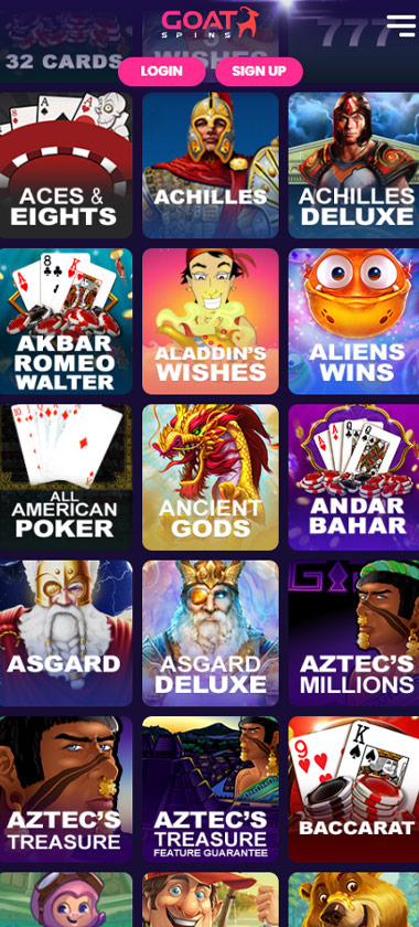Goatspins-casino-página-de-inicio-móvil-reseña