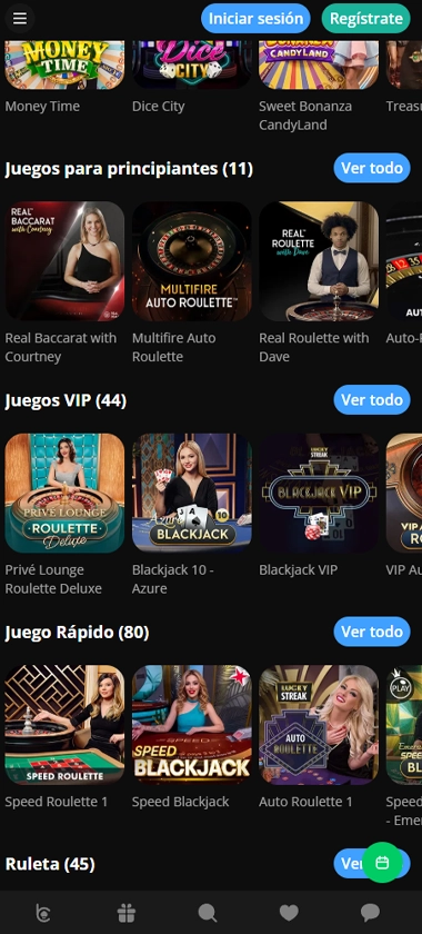 Captura de pantalla del casino en vivo de Bcasino en móvil que muestra mesas con crupieres en directo y juegos disponibles – tested