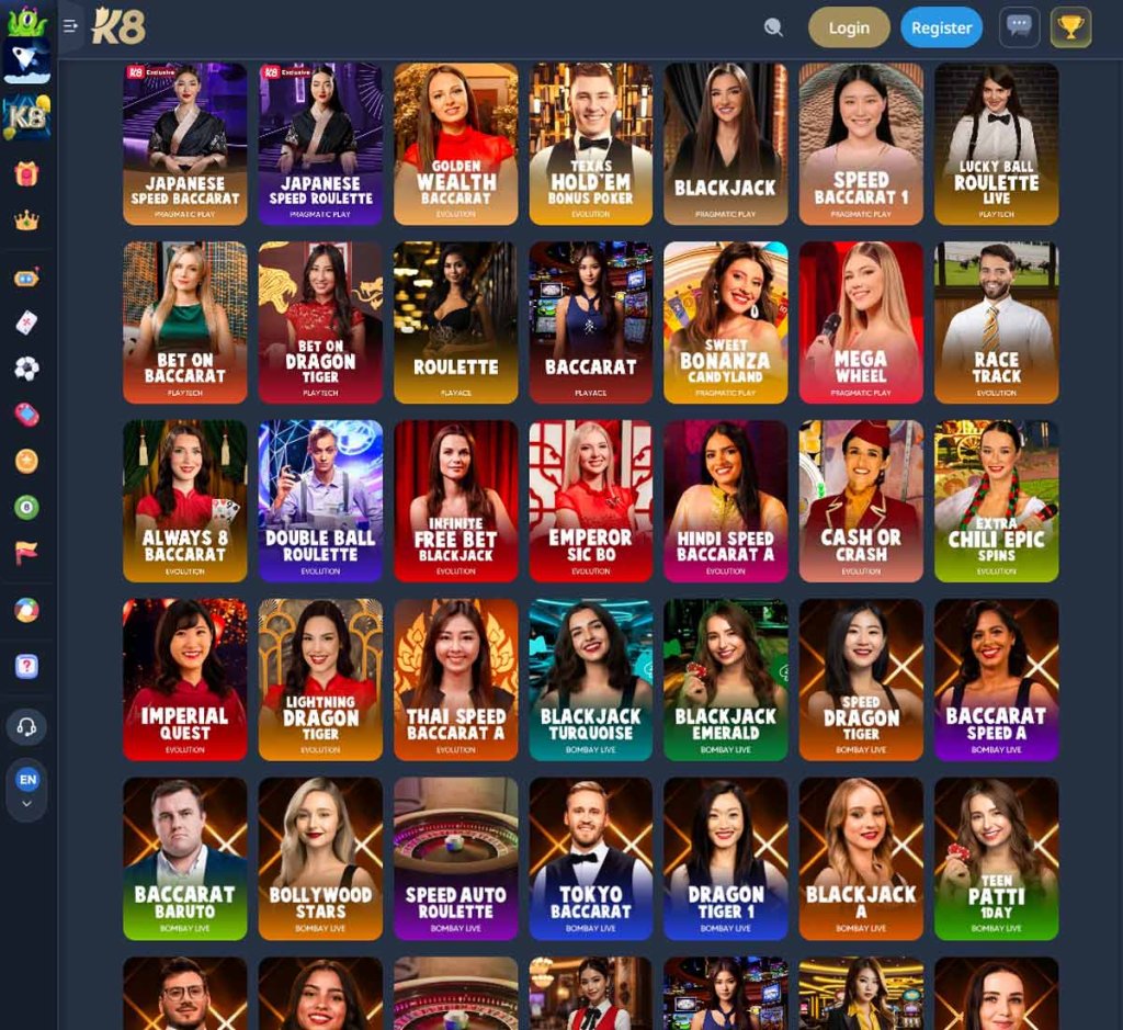 K8-カジノ-ライブ-カジノ-ゲームコレクション-レビュー