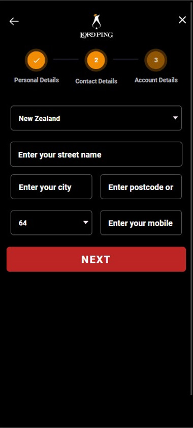Lord-Ping-Casino-registration-process-step-2