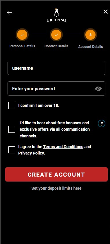 Lord-Ping-Casino-registration-process-step-3