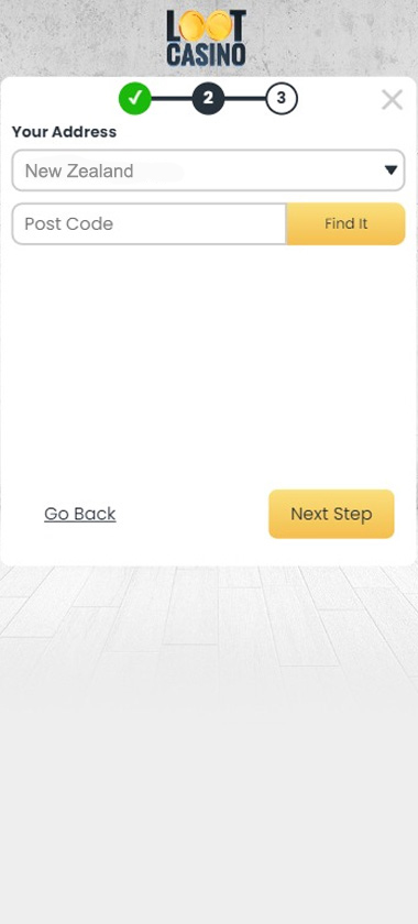 loot-Casino-registration-process-step-2