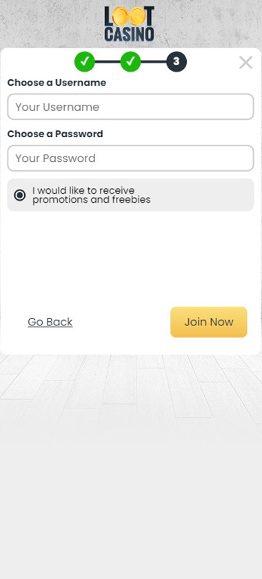loot-Casino-registration-process-step-3