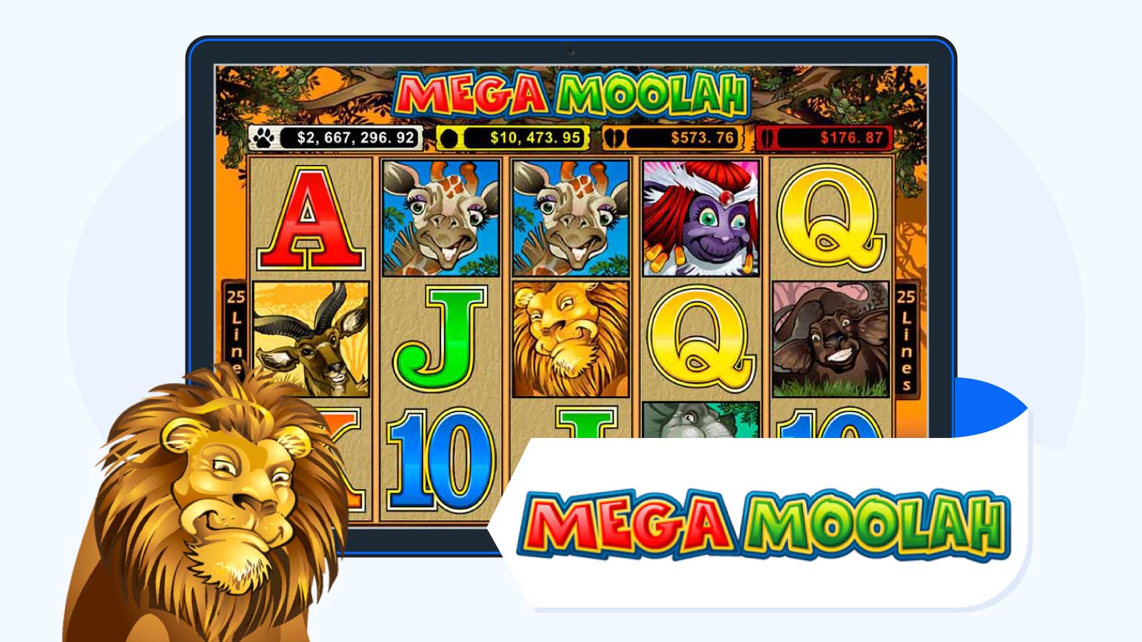 Mega Moolah Online Pokie Review