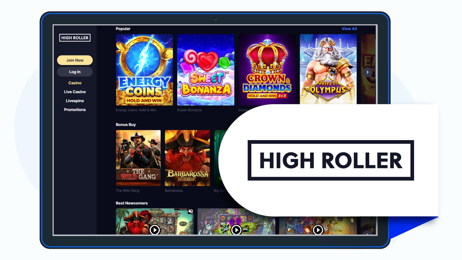 Highroller Casino Best POLi Casino for Slots