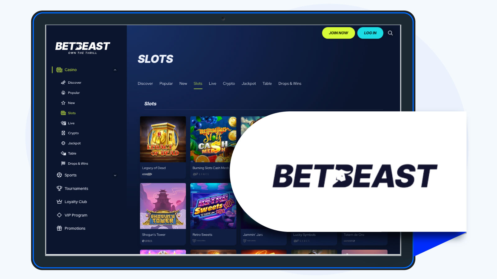 BetBeast Casino - Plenty of New Slot Site Crypto Options