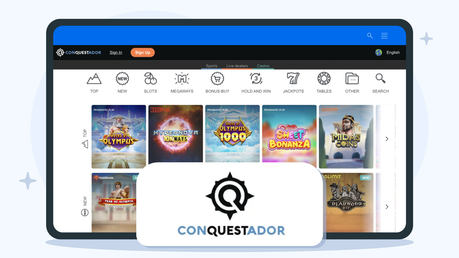 Example 1: Conquestador Casino