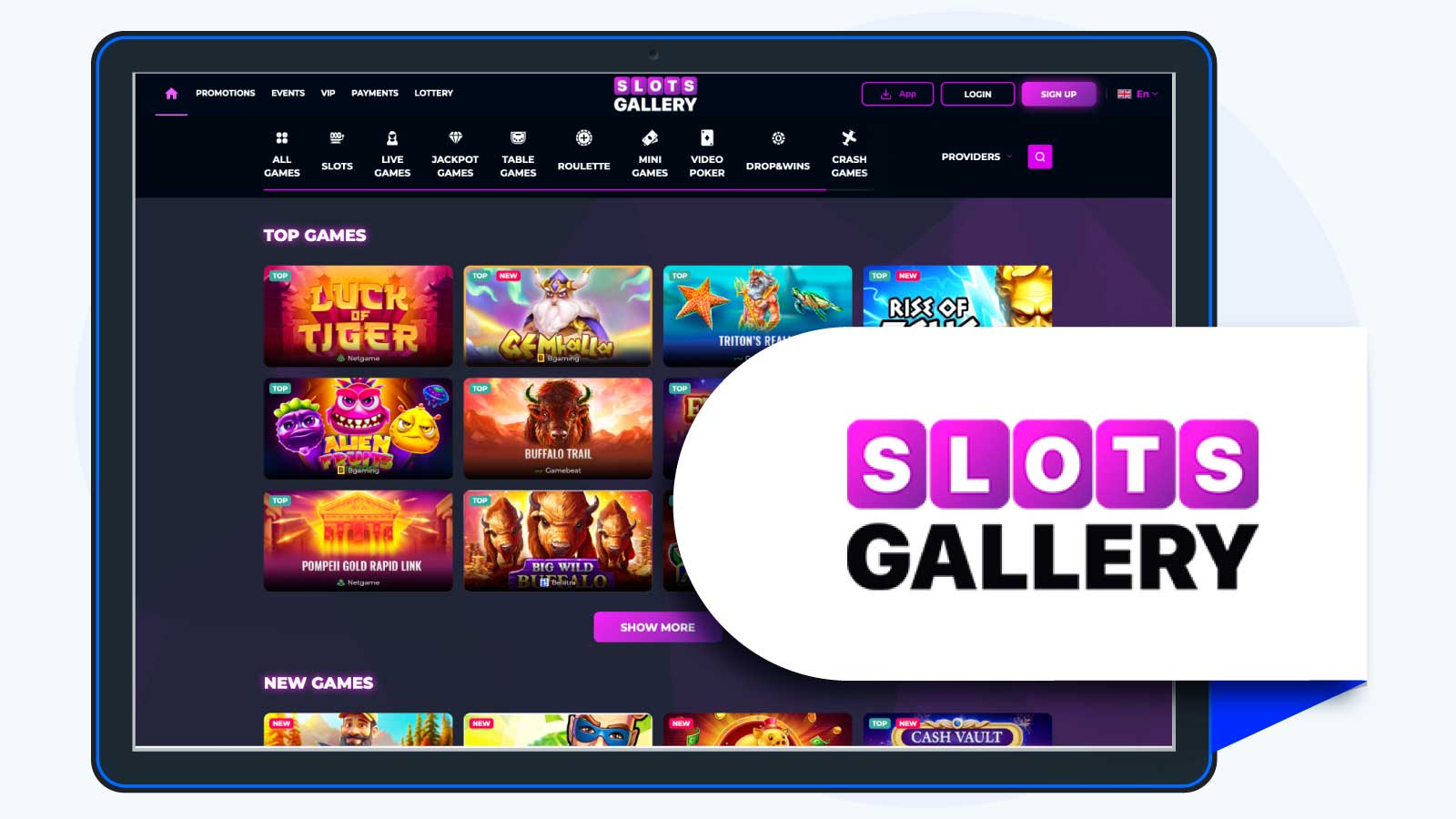 Slots Gallery Casino - #5 Best Casino with No Deposit Bonuses