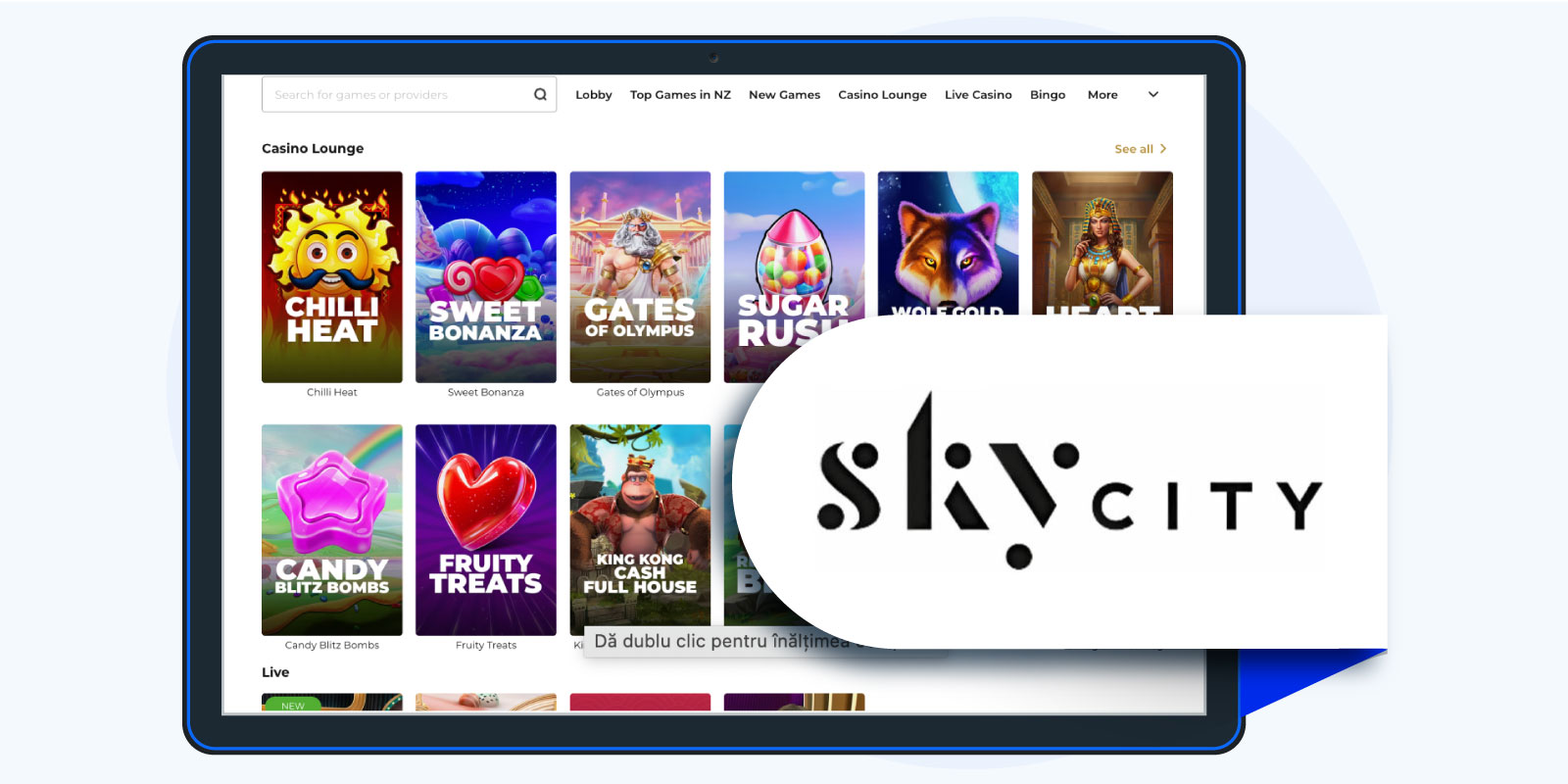 Sky City - Best No Wagering Bonus Casino in New Zealand