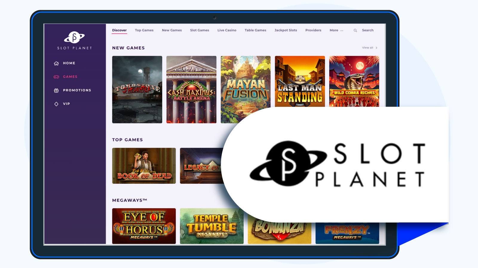 Slot Planet Casino - Best for Secure Gaming with No Wagering Free Spins