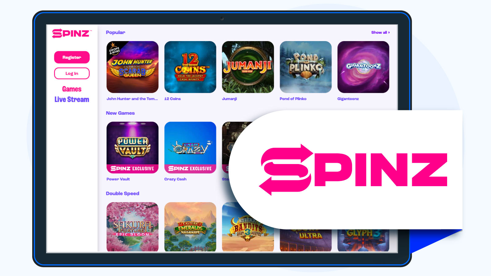 Spinz Casino Quick Review (7.9/10)