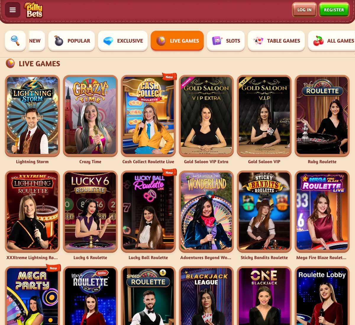 Billybets-casino-live-casino-games-collection-review