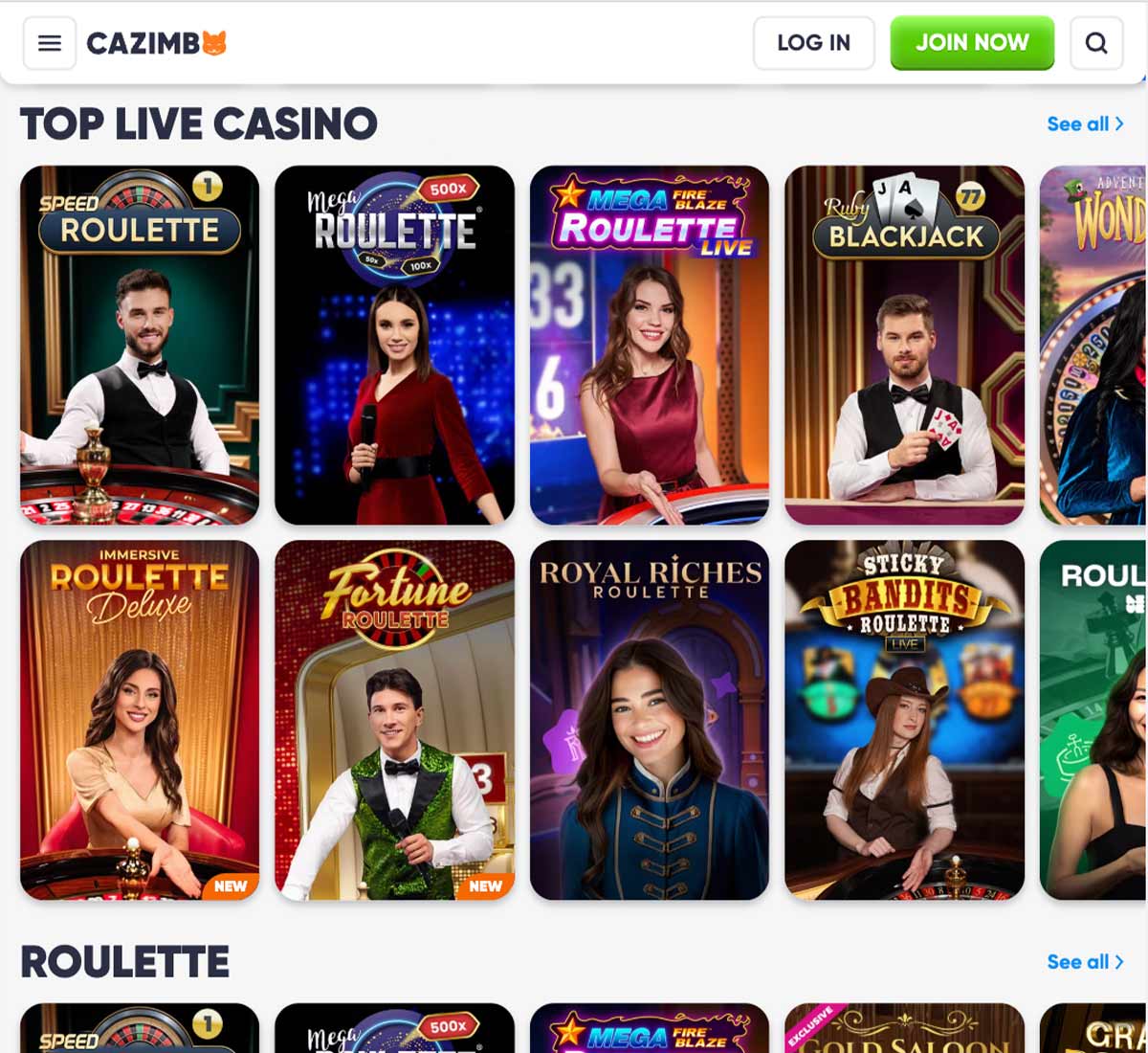 Cazimbo-casino-live-casino-games-collection-review