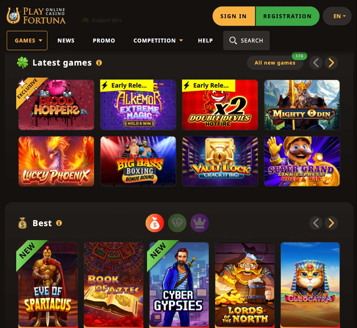 PlayFortuna-casino-homepage-review