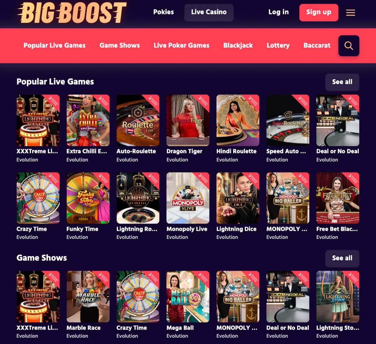 big-boost-casino-live-casino-games-collection-review
